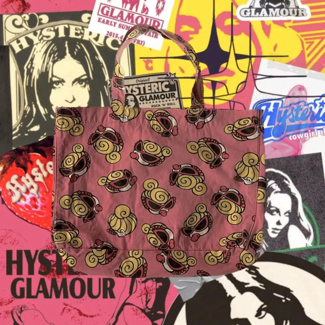 Hysteric glamour mini cotton Tote Bag